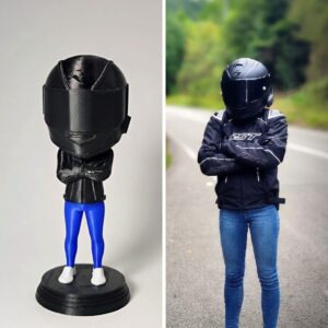 Figura personalizada impresa en 3D