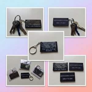 Llaveros Corporativos Personalizados - Diseñado, modelado e impreso en 3D